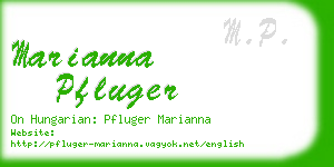 marianna pfluger business card